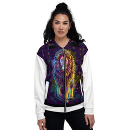 DR.EPIC Lion Splash Bomber Jacket Men & Women
