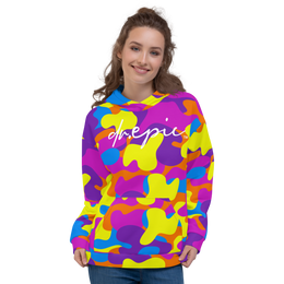 DR.EPIC Multi Colors Camo Hoodie Men Women