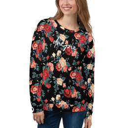 DR.EPIC Concrete Roses Sweartshirt Men Women