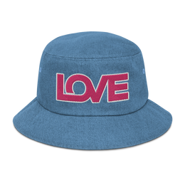 DR. EPIC LOVE - Denim Bucket Hat - Style L72
