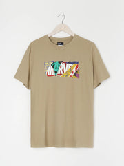 Coat with inverted collar