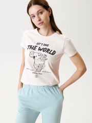 Loose fit trousers with belt